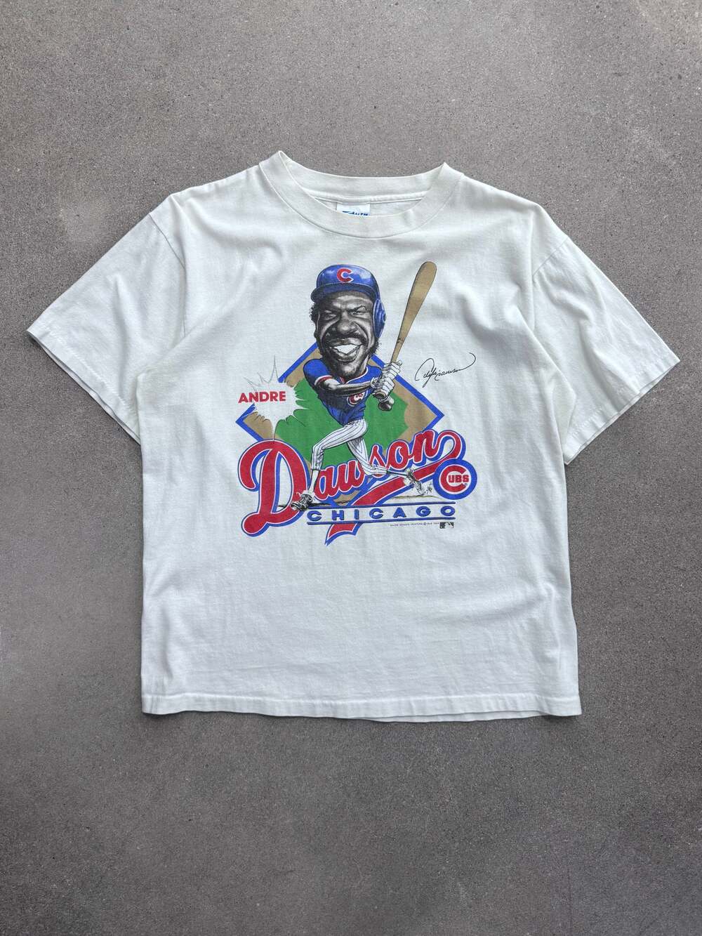 Vintage 1988 Salem Sportswear Andre Dawson Chicago Cubs MLB T-Shirt - L